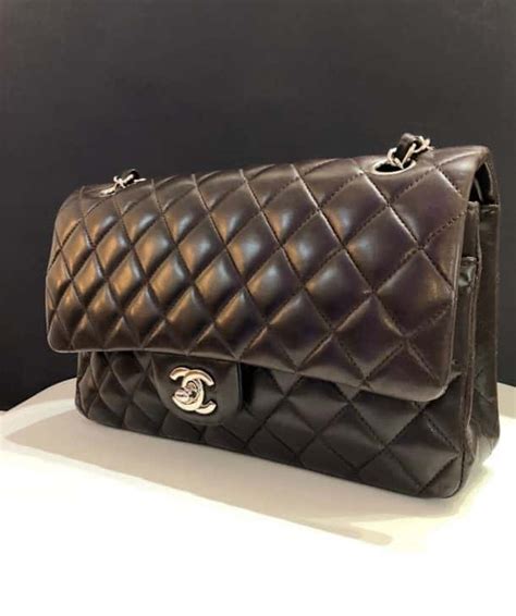 chanel dark brown classic flap|Chanel classic double flap.